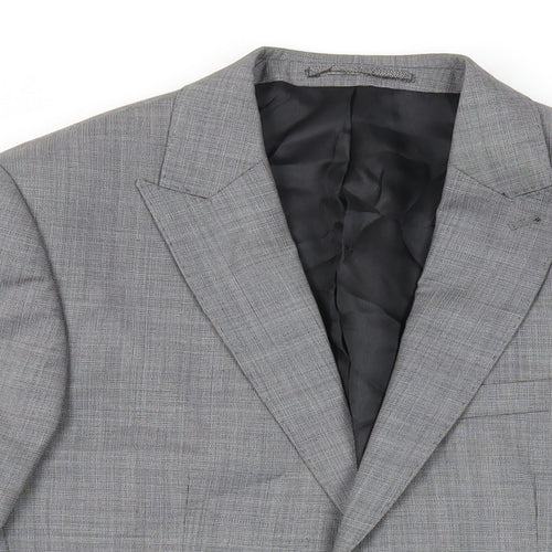 NEXT Mens Grey Wool Jacket Suit Jacket Size 40 Regular