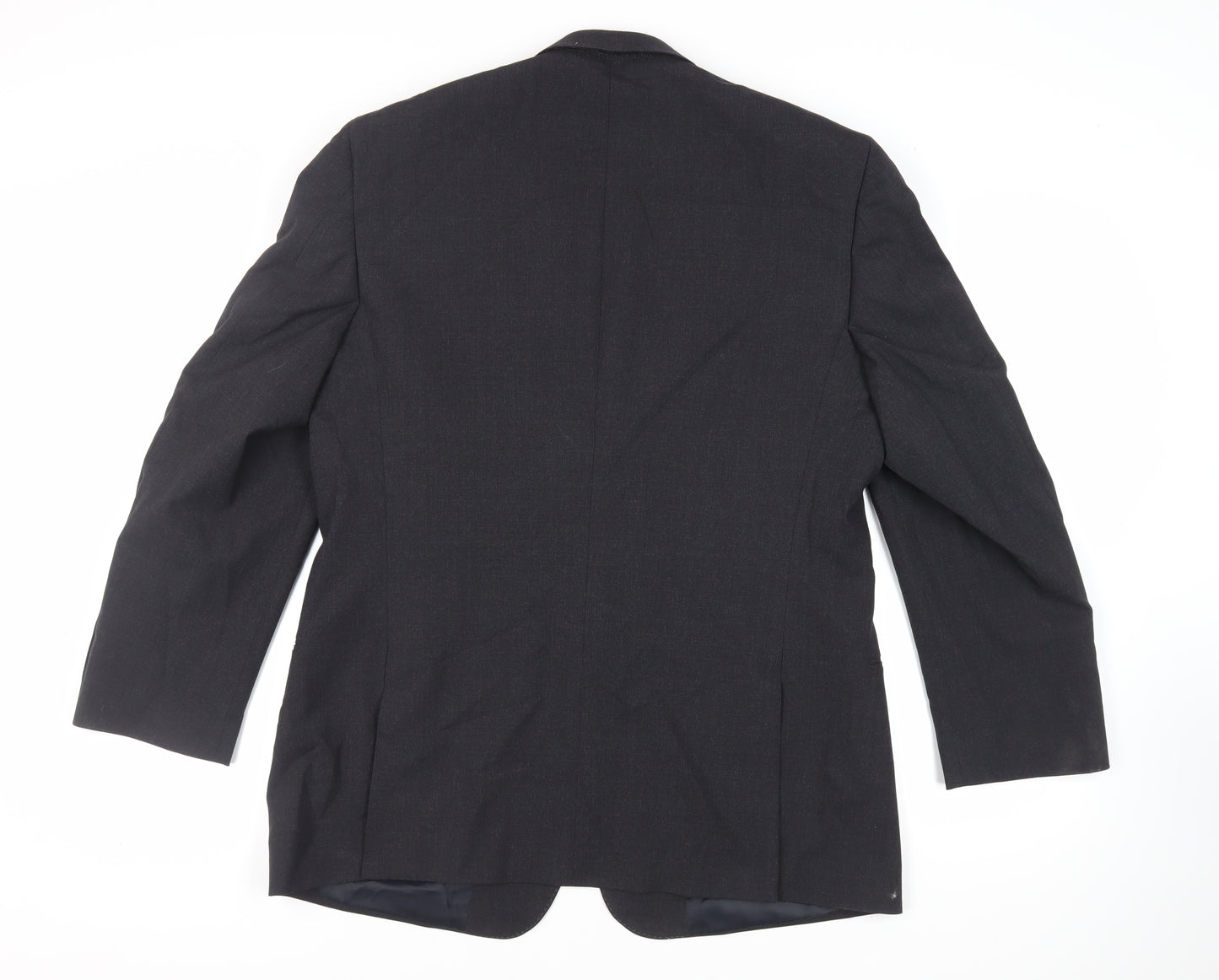 James Barry Mens Grey Polyester Jacket Suit Jacket Size 44 Regular