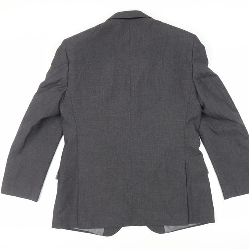 Marks and Spencer Mens Grey Polyester Jacket Suit Jacket Size 40 Regular