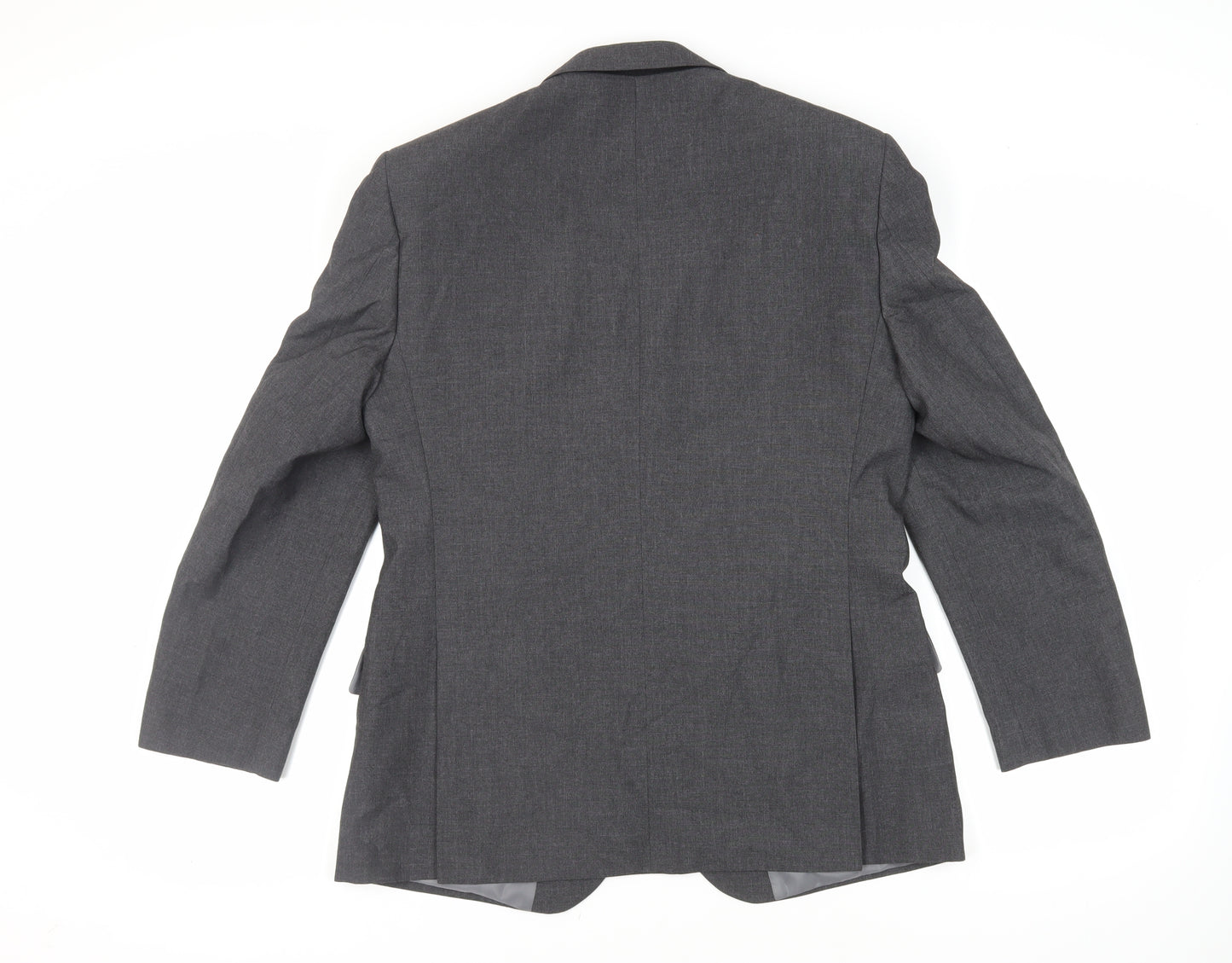 Marks and Spencer Mens Grey Polyester Jacket Suit Jacket Size 40 Regular