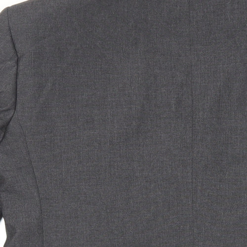 Marks and Spencer Mens Grey Polyester Jacket Suit Jacket Size 40 Regular