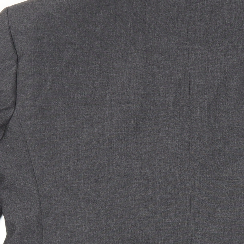 Marks and Spencer Mens Grey Polyester Jacket Suit Jacket Size 40 Regular