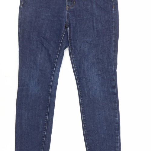 Gap Womens Blue Cotton Skinny Jeans Size 10 L27 in Regular Zip