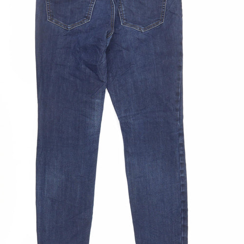 Gap Womens Blue Cotton Skinny Jeans Size 10 L27 in Regular Zip
