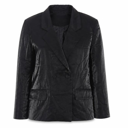 Nasty Gal Womens Black Jacket Blazer Size 12 Button