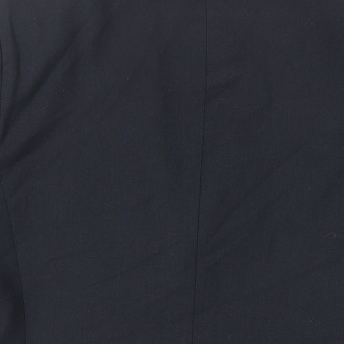 NEXT Mens Black Polyester Jacket Suit Jacket Size 38 Regular