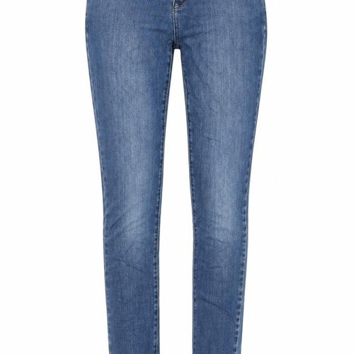 Crew Clothing Womens Blue Cotton Skinny Jeans Size 27 in L30 in Regular Zip