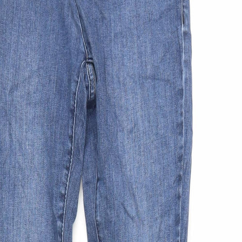 Crew Clothing Womens Blue Cotton Skinny Jeans Size 27 in L30 in Regular Zip