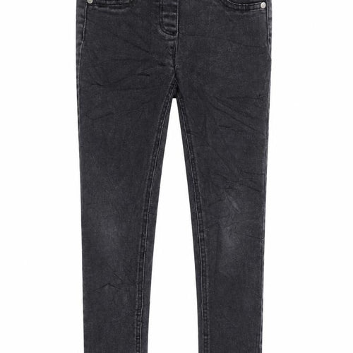 NEXT Girls Black Cotton Jegging Jeans Size 8 Years Regular - Elasticated Waist