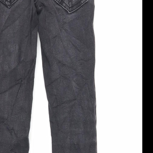 NEXT Girls Black Cotton Jegging Jeans Size 8 Years Regular - Elasticated Waist