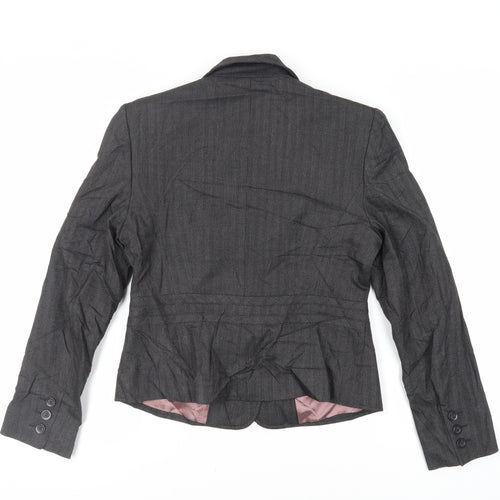 NEXT Womens Grey Jacket Blazer Size 14 Button
