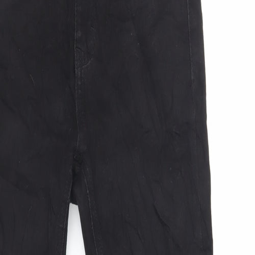 Pull&Bear Womens Black Cotton Skinny Jeans Size 10 L26 in Regular Zip