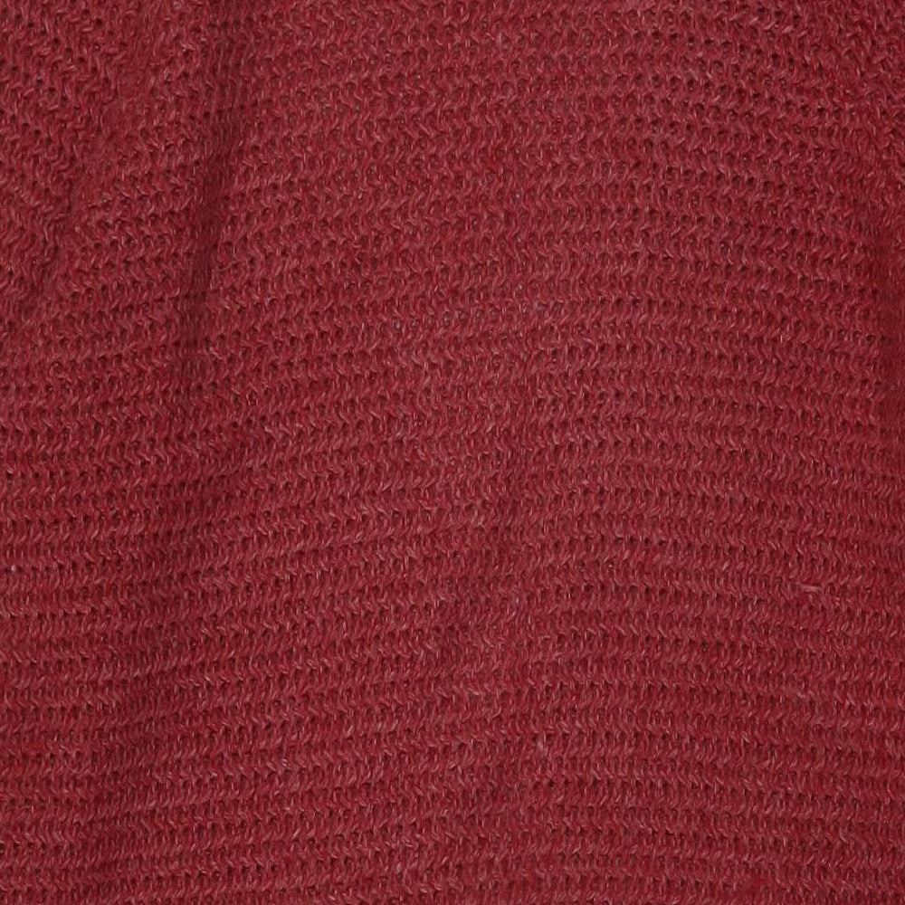 Fat Face Womens Red V-Neck Acrylic Cardigan Jumper Size 6