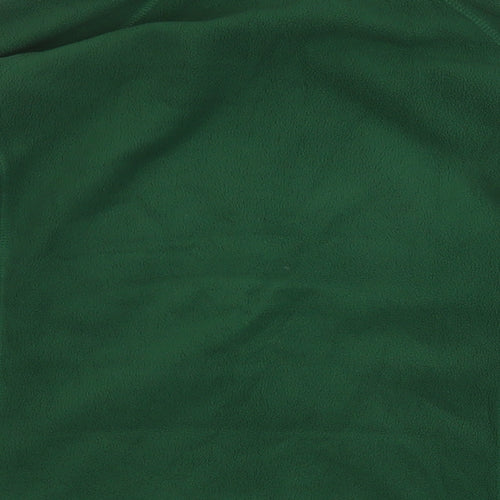 Lands' End Womens Green Polyester Pullover Sweatshirt Size L Zip