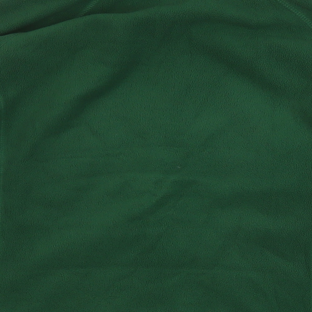 Lands' End Womens Green Polyester Pullover Sweatshirt Size L Zip