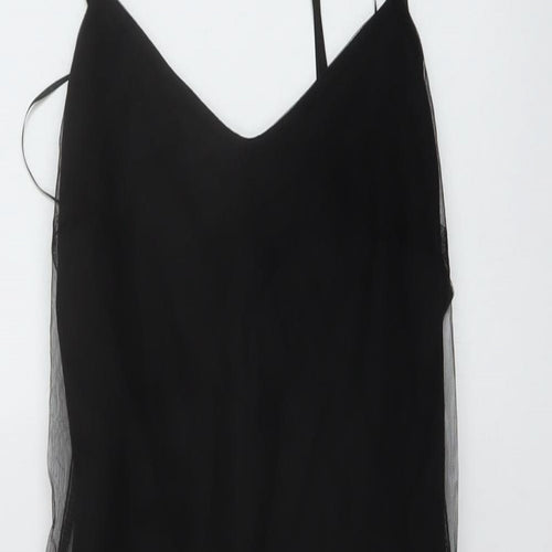 New Look Womens Black Polyester Sheath Size 6 Sweetheart Zip