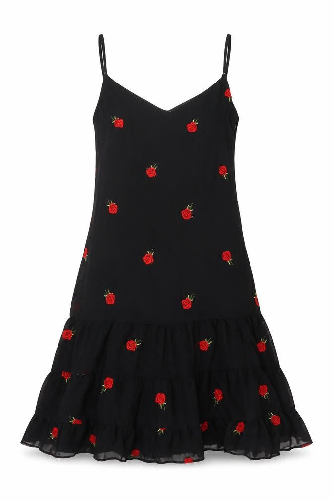 Nasty Gal Womens Black Geometric Polyester A-Line Size 10 V-Neck Zip