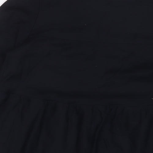 COS Womens Black Cotton Basic T-Shirt Size S Crew Neck