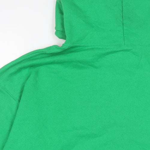 I SAW IT FIRST Womens Green Cotton Pullover Hoodie Size M Pullover - Michigan