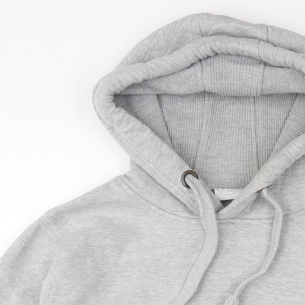 Saltrock Seeker Womens Grey Cotton Pullover Hoodie Size M Pullover - Logo