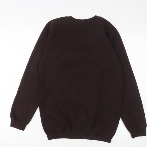 Sportex Boys Brown Cotton Pullover Sweatshirt Size 13 Years Pullover