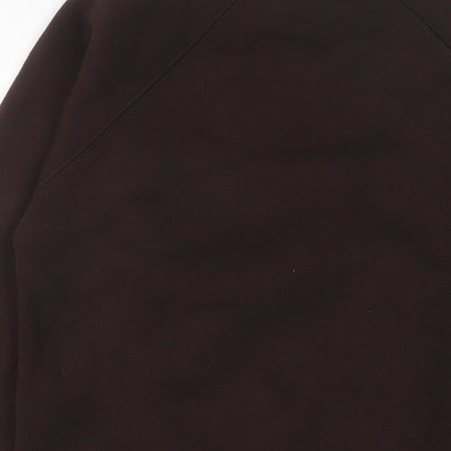 Sportex Boys Brown Cotton Pullover Sweatshirt Size 13 Years Pullover