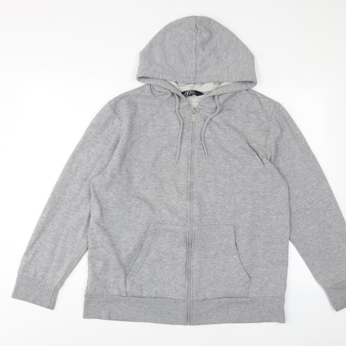 Originals Mens Grey Camel Pullover Hoodie Size L