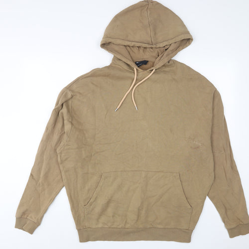 ASOS Mens Brown Cotton Pullover Hoodie Size M