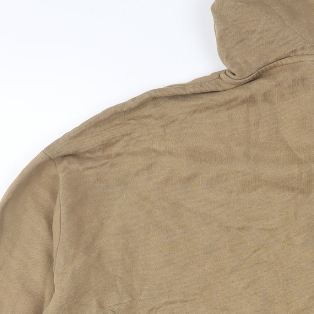 ASOS Mens Brown Cotton Pullover Hoodie Size M
