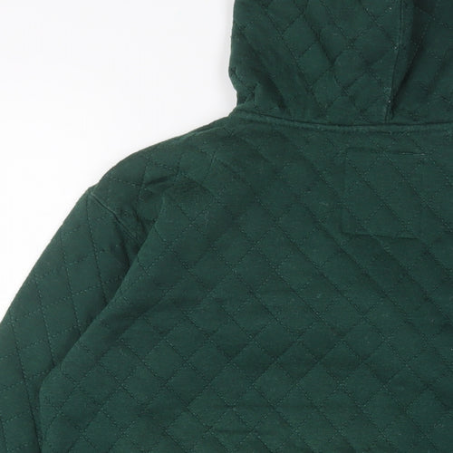 Tokyo Tigers Mens Green Cotton Full Zip Hoodie Size S