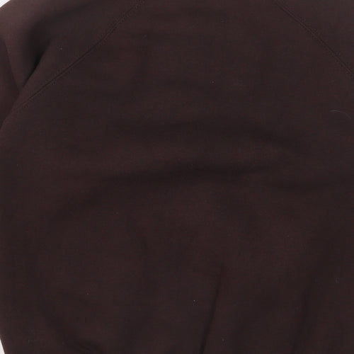 Sportex Boys Brown Cotton Pullover Sweatshirt Size 7-8 Years Pullover