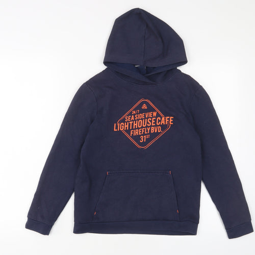 Firefly Boys Blue Polyester Pullover Hoodie Size 12-13 Years Pullover