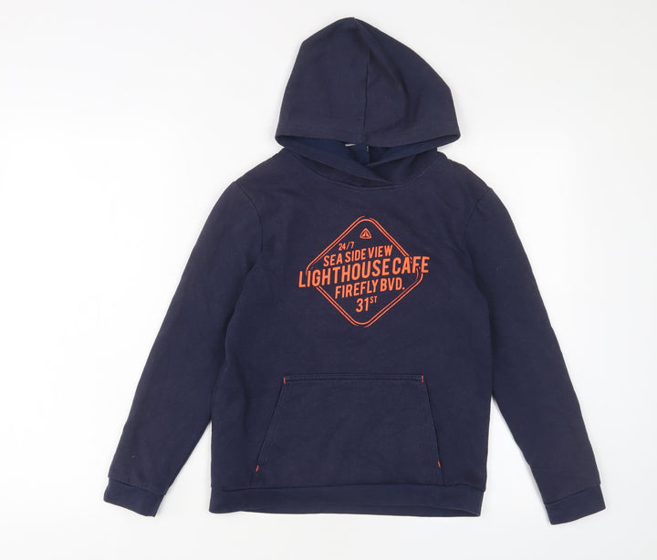 Firefly Boys Blue Polyester Pullover Hoodie Size 12-13 Years Pullover