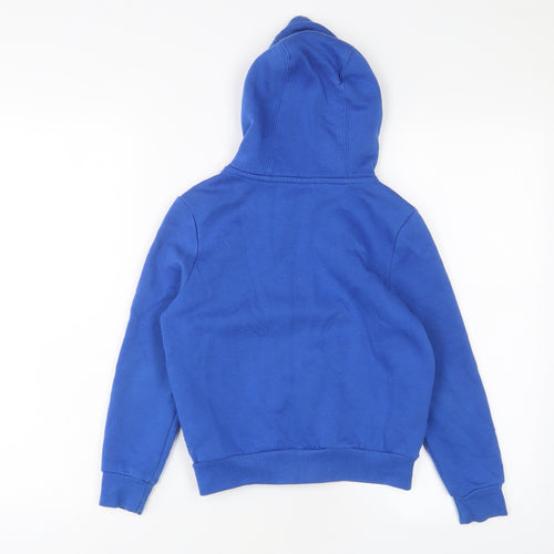 Slazenger Boys Blue Cotton Full Zip Hoodie Size 7-8 Years Zip
