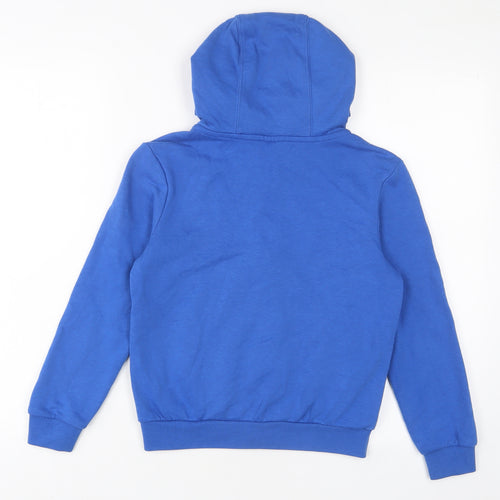 Slazenger Boys Blue Cotton Full Zip Hoodie Size 9-10 Years Zip