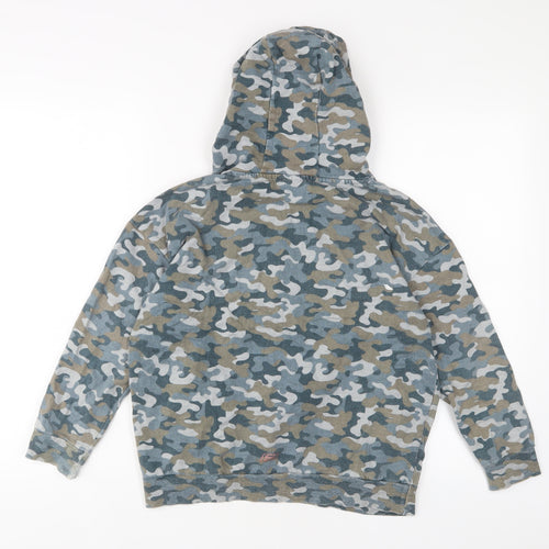 sketchers Boys Multicoloured Camouflage Cotton Pullover Hoodie Size 10-11 Years Pullover