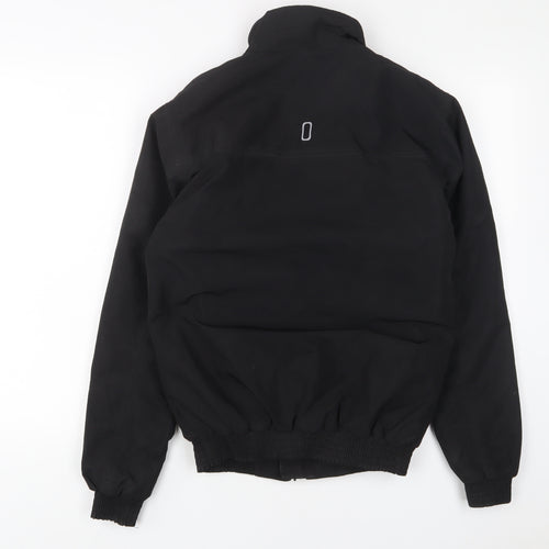 WHITAKER Mens Black Jacket Size XS Zip - Zip Pockets
