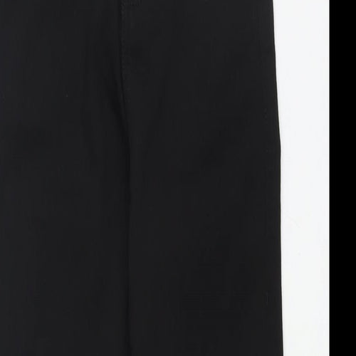 Marks and Spencer Womens Black Cotton Skinny Jeans Size 6 L26 in Regular Zip