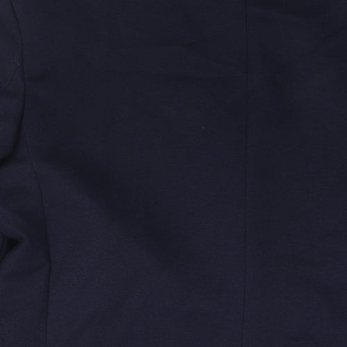 Marks and Spencer Mens Blue Polyester Jacket Suit Jacket Size 42 Regular