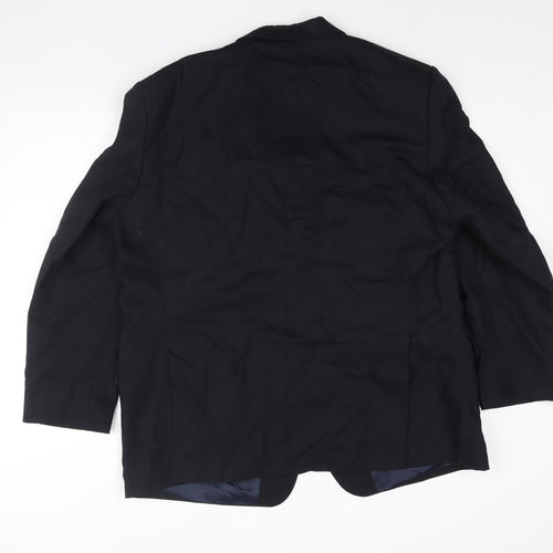 Odermark Mens Blue Polyester Jacket Suit Jacket Size 44 Regular