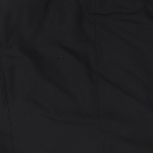 St Michael Mens Black Polyester Tuxedo Suit Jacket Size 44 Regular - Satin Lapel