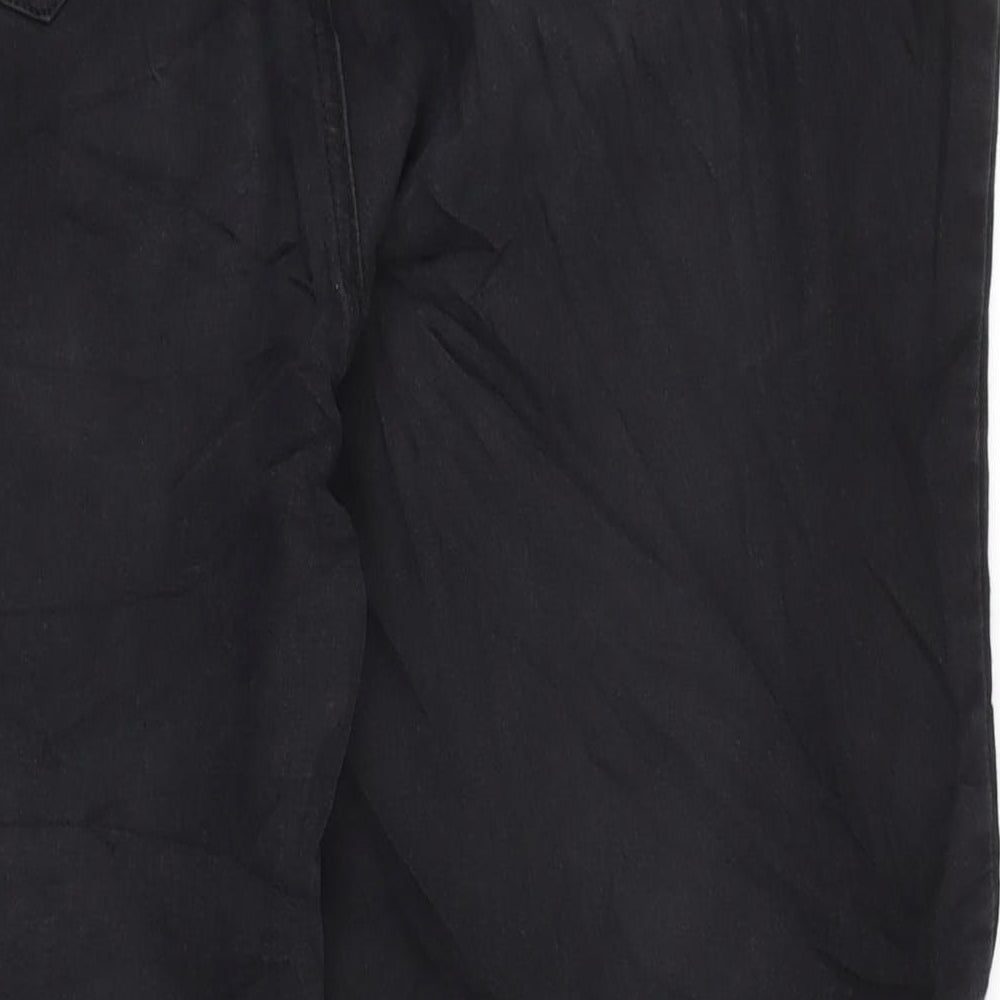 Evans Womens Black Cotton Blend Jegging Jeans Size 22 L28 in Regular
