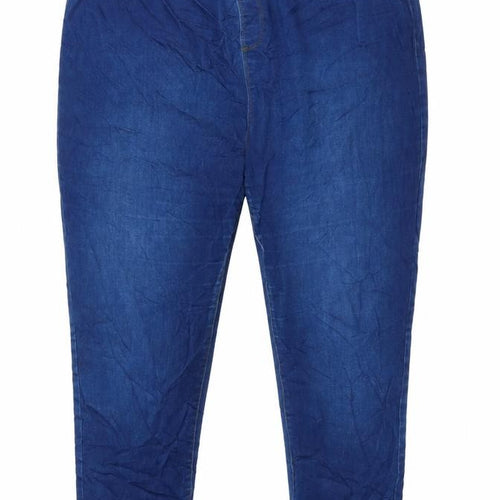 Denim365 Womens Blue Cotton Blend Jegging Jeans Size 22 L28 in Regular