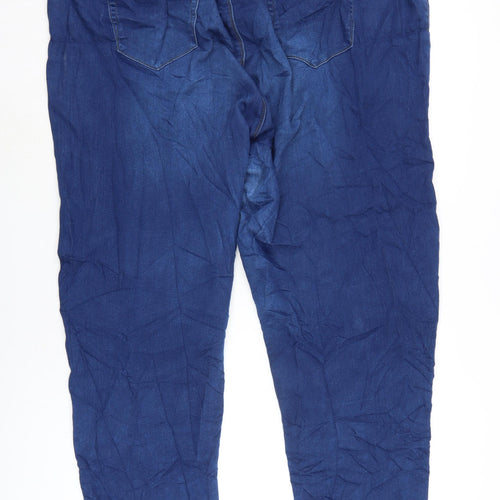 Denim365 Womens Blue Cotton Blend Jegging Jeans Size 22 L28 in Regular