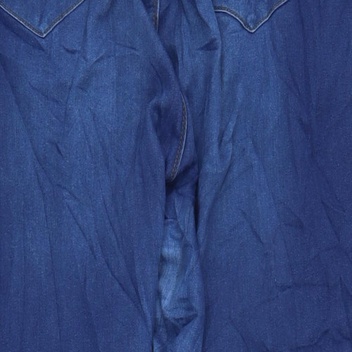 Denim365 Womens Blue Cotton Blend Jegging Jeans Size 22 L28 in Regular