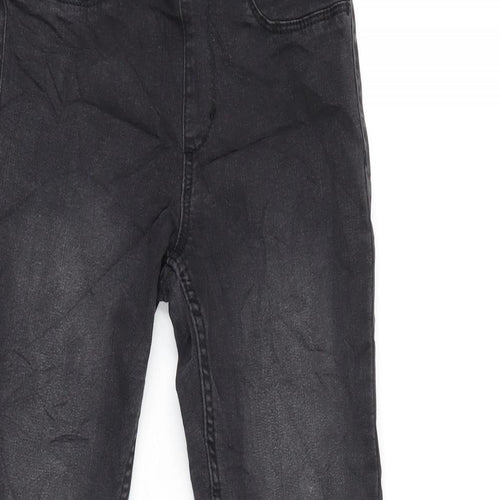H&M Boys Grey Ikat Cotton Straight Jeans Size 6-7 Years L20 in Regular