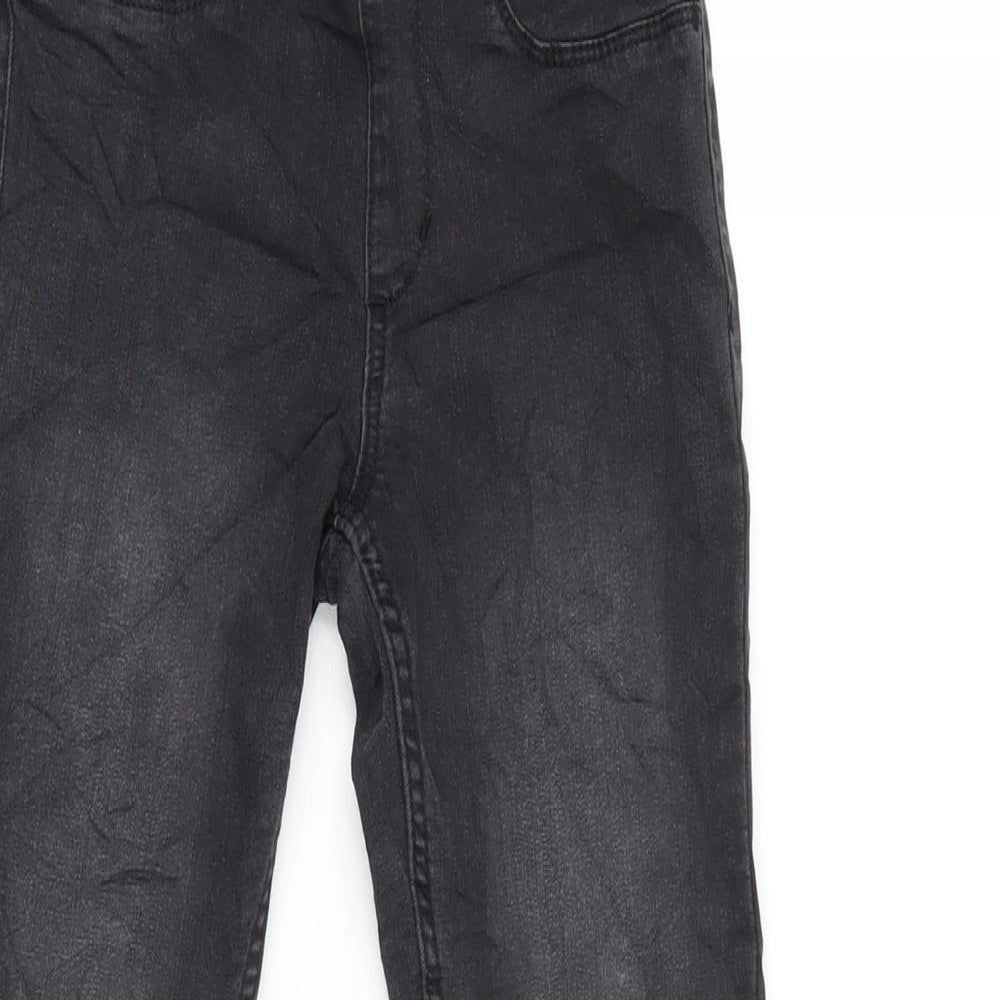 H&M Boys Grey Ikat Cotton Straight Jeans Size 6-7 Years L20 in Regular