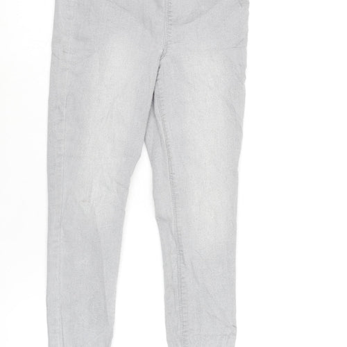 Papaya Womens Grey Cotton Blend Jegging Jeans Size 6 L25 in Regular