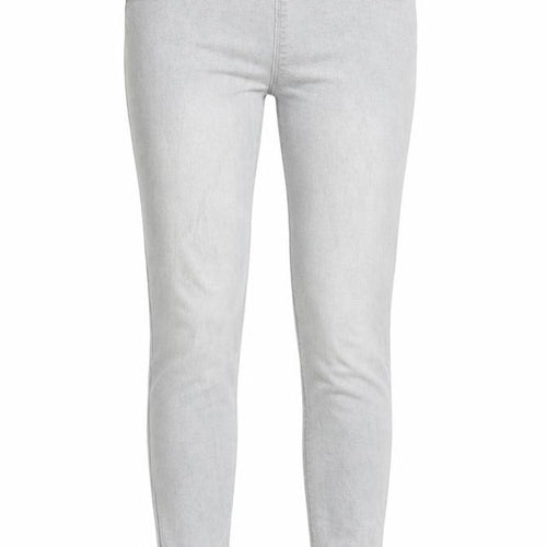 Papaya Womens Grey Cotton Blend Jegging Jeans Size 6 L25 in Regular