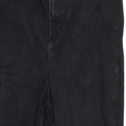 Denim & Co. Womens Grey Cotton Blend Tapered Jeans Size 20 L27 in Regular Zip